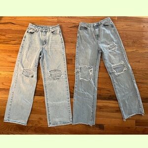 Shein Two Pairs of Size Small Jeans
